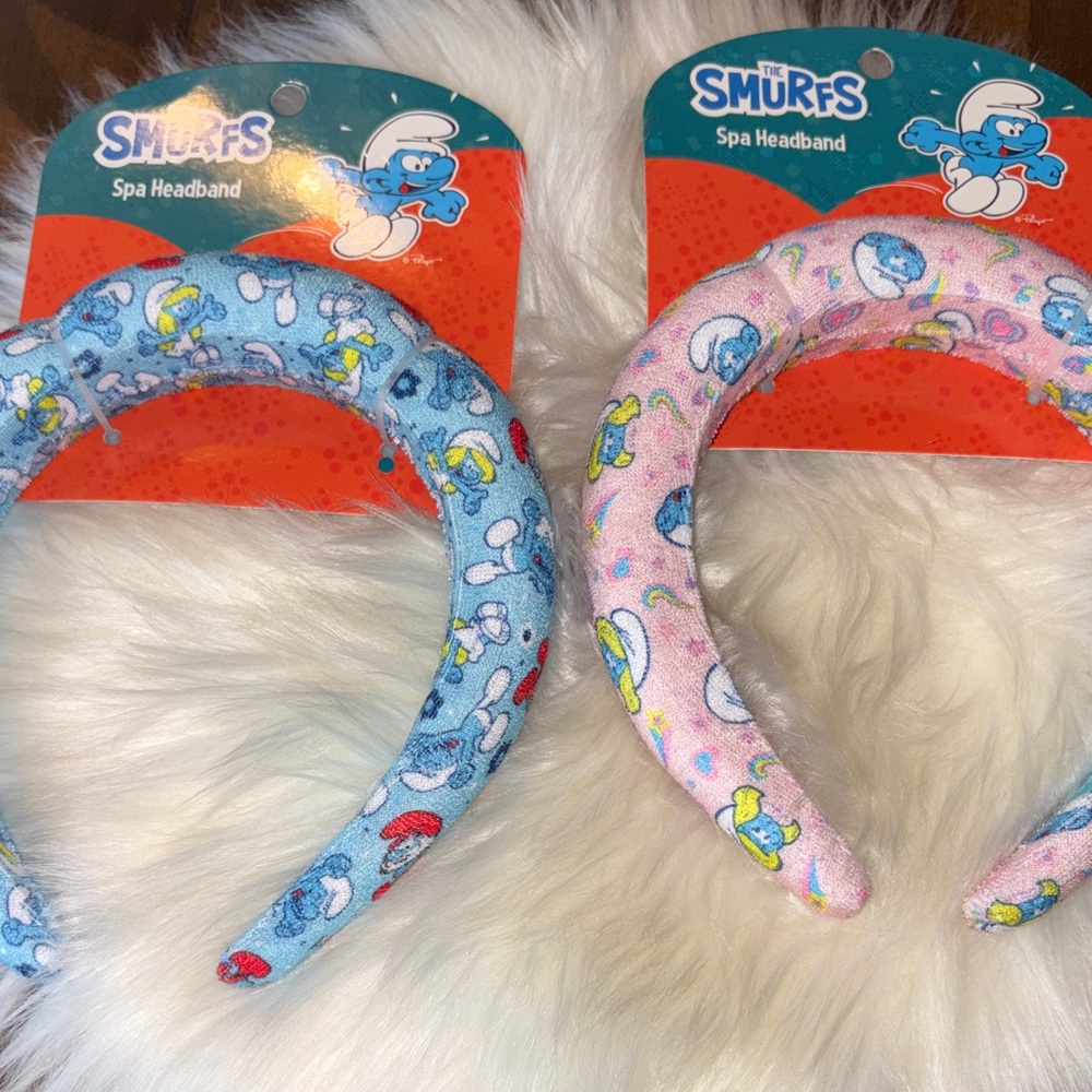 The Smurfs Spa Headband Set - Blue and Pink